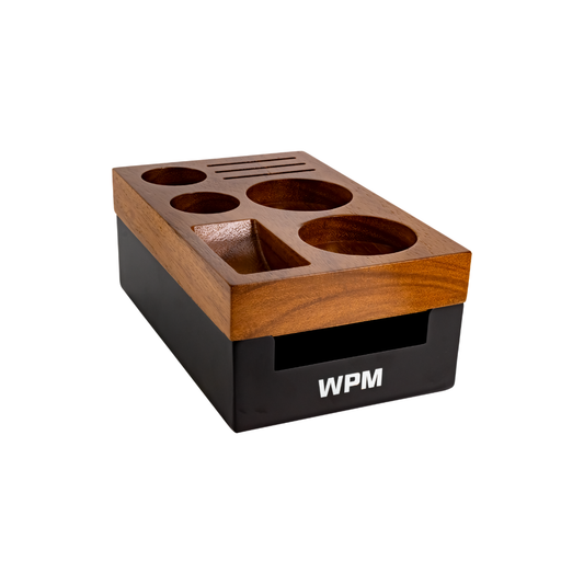 Compact Wooden Organizer with Knock Box